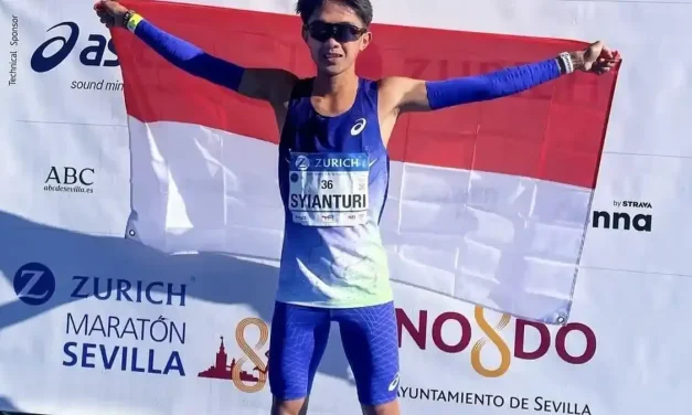 Robi Syianturi Ukir Rekor Ganda Di Sevilla Marathon