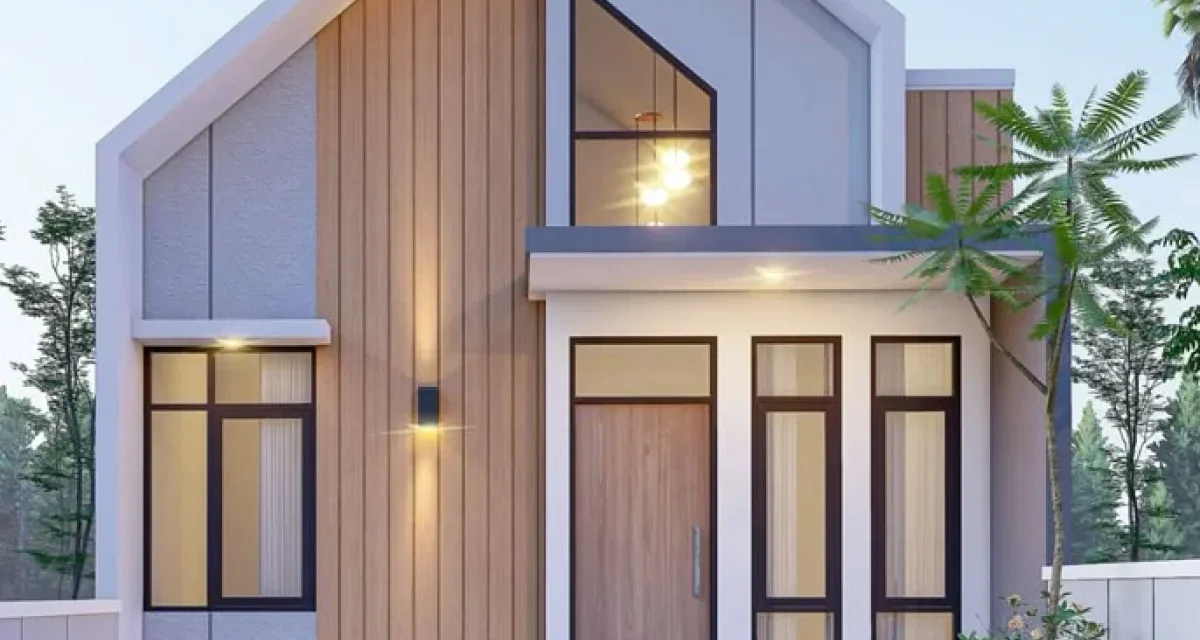 Inspirasi 7 Desain Fasad Rumah Kayu Minimalis Yang Estetik