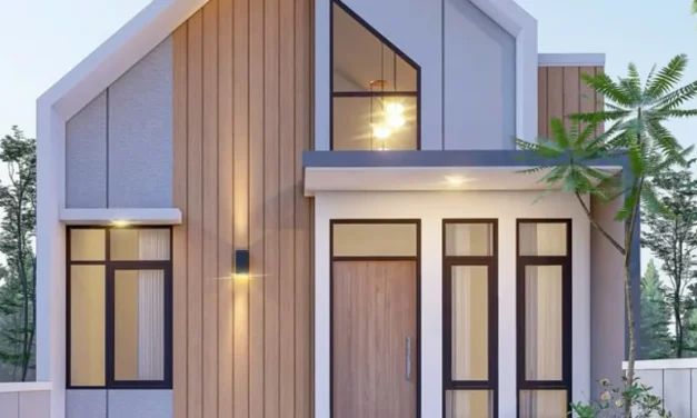 Inspirasi 7 Desain Fasad Rumah Kayu Minimalis Yang Estetik