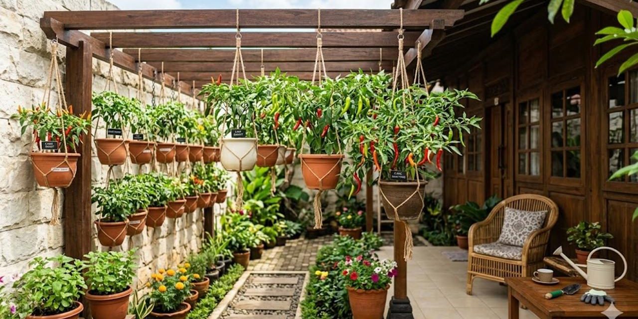 Cabai Gantung Tetap Subur Di Cuaca Panas? Ini Rahasianya