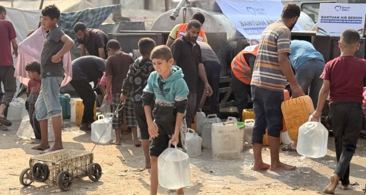 Akses Air Bersih Di Gaza Kian Terbatas Setiap Hari