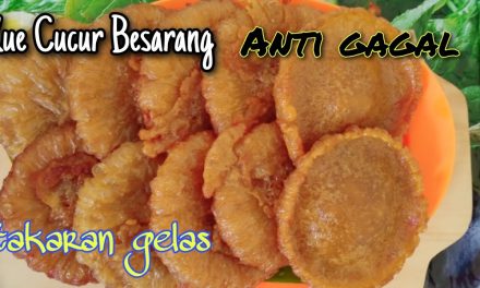 Kue Cucur Bersarang Takaran Gelas: Hasil Manis Dan Sempurna