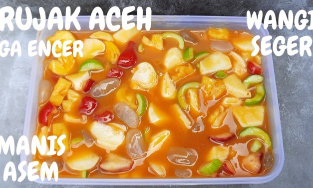 Kesegaran Rujak Aceh Cocok Di Makan Saat Cuaca Lagi Panas