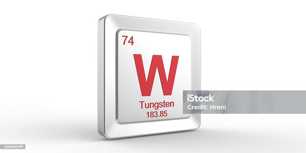 Tungsten Sebuah Unsur Kimia Memiliki Simbol W Atom 74