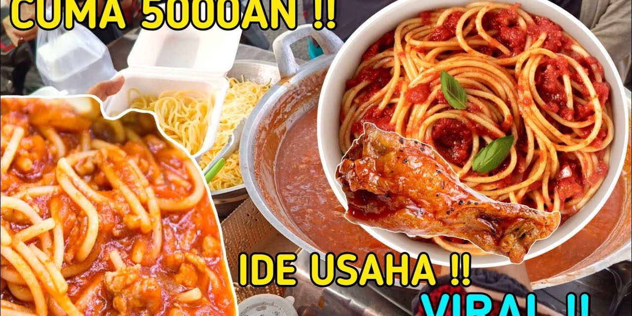 Ide Makanan Unik Yang Menggoda Selera, Spageti Salah Satunya!